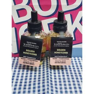 BBW Golden Honeycomb WARM & COMFORTING Fragrance Wallflower 2 Refills